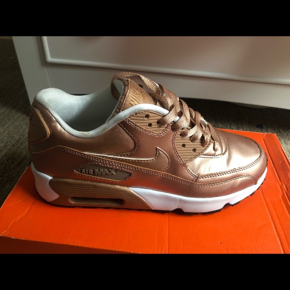 Air Max 90 SE GS Metallic Bronze - Picture 2 of 3
